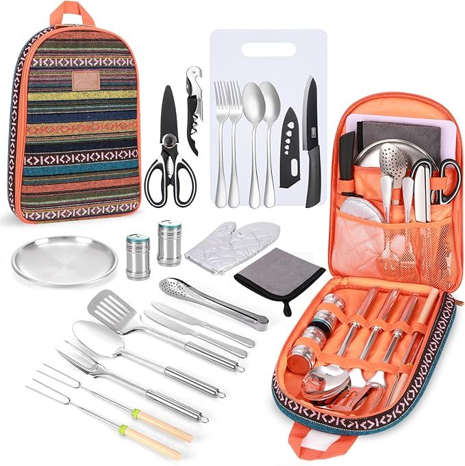 Portable Camping Kitchen Utensil Set
