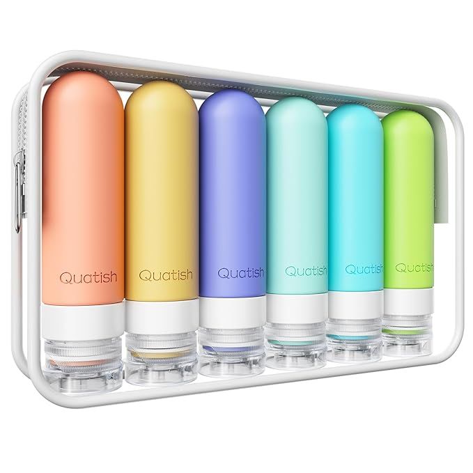 Quatish Travel Bottles for Toiletries 