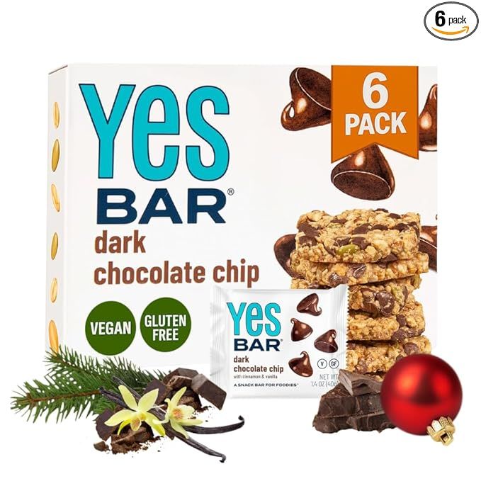 The YES Bar – Dark Chocolate Chip – Plant Based Protein