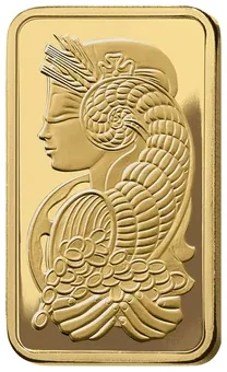 5 oz Gold Bar PAMP Suisse Lady Fortuna (New In Assay)