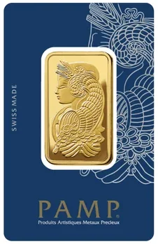 1 oz Gold Bar PAMP Suisse Lady Fortuna Veriscan (New in Assay)