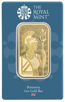 The Royal Mint Britannia 1 oz Gold Bar (New in Assay)