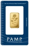 Costco 1/2 oz Gold Bar PAMP Rosa (New in Assay)