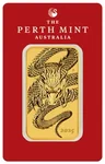 Costco 2025 1 oz Gold Perth Mint Rectangular Dragon Coin (New in Assay)