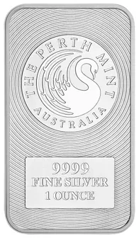 1 oz The Perth Mint Kangaroo Silver Bar, 20-count