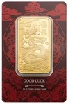 Costco 50 Gram Gold Bar PAMP Suisse Good Luck Yellow Dragon (New in Assay)