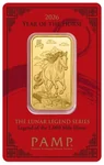 Costco 1 oz Gold Bar PAMP Lunar Legends 1,000 Mile Horse (New in Assay)