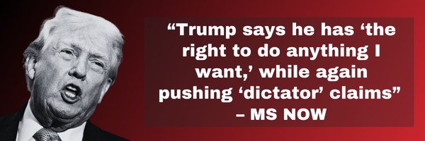 Trump says he has the right to do anything he wants