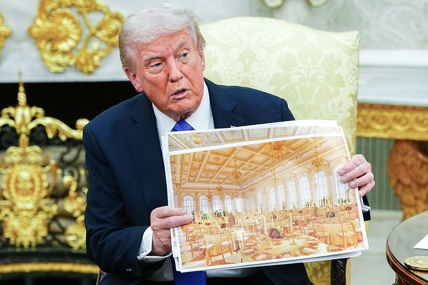 Trump's ballroom construction plans