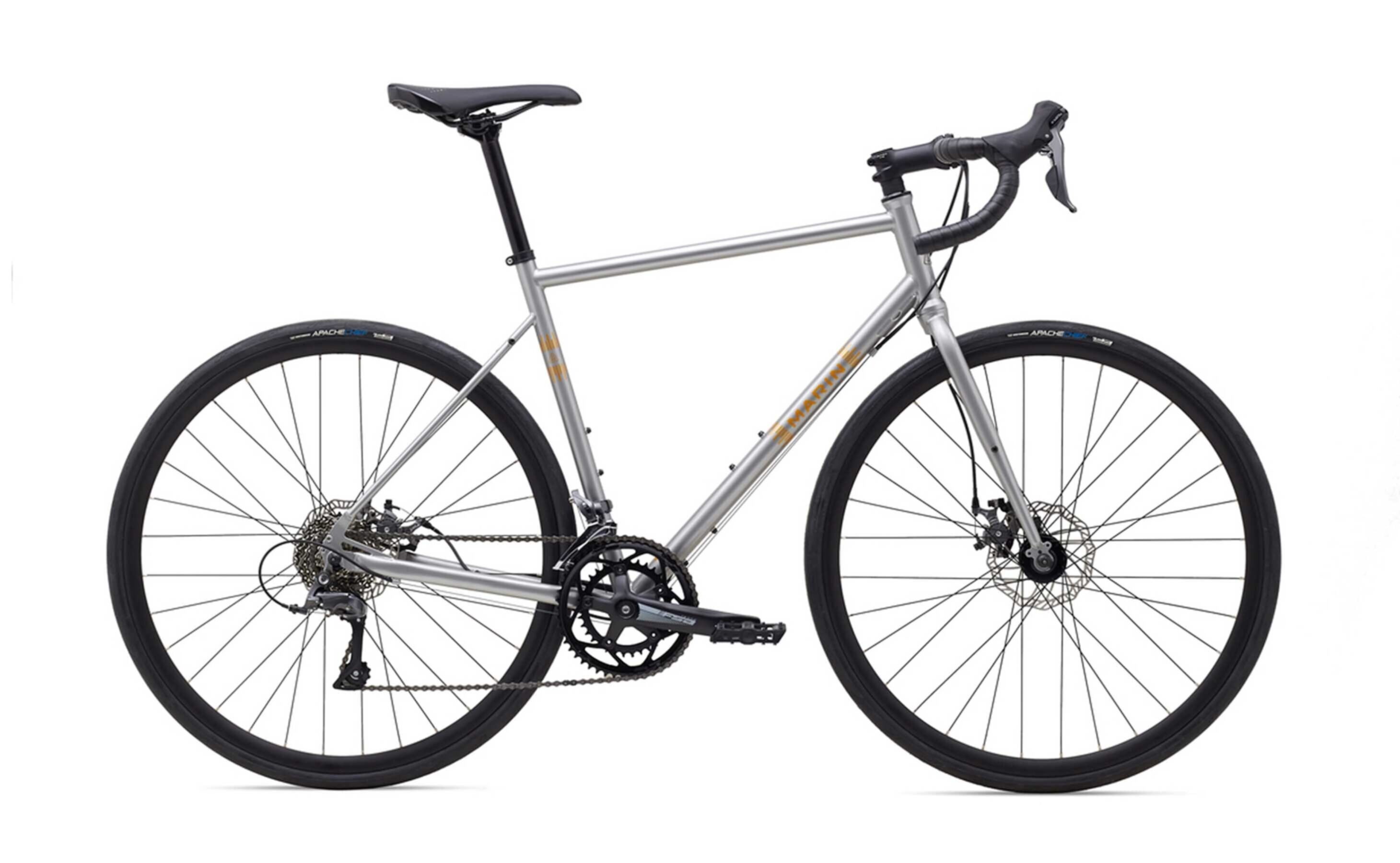 Silver Marin Nicasio gravel bike with disc brakes