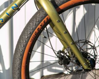 Marin Muirwoods RC rear dropout and brake mount.