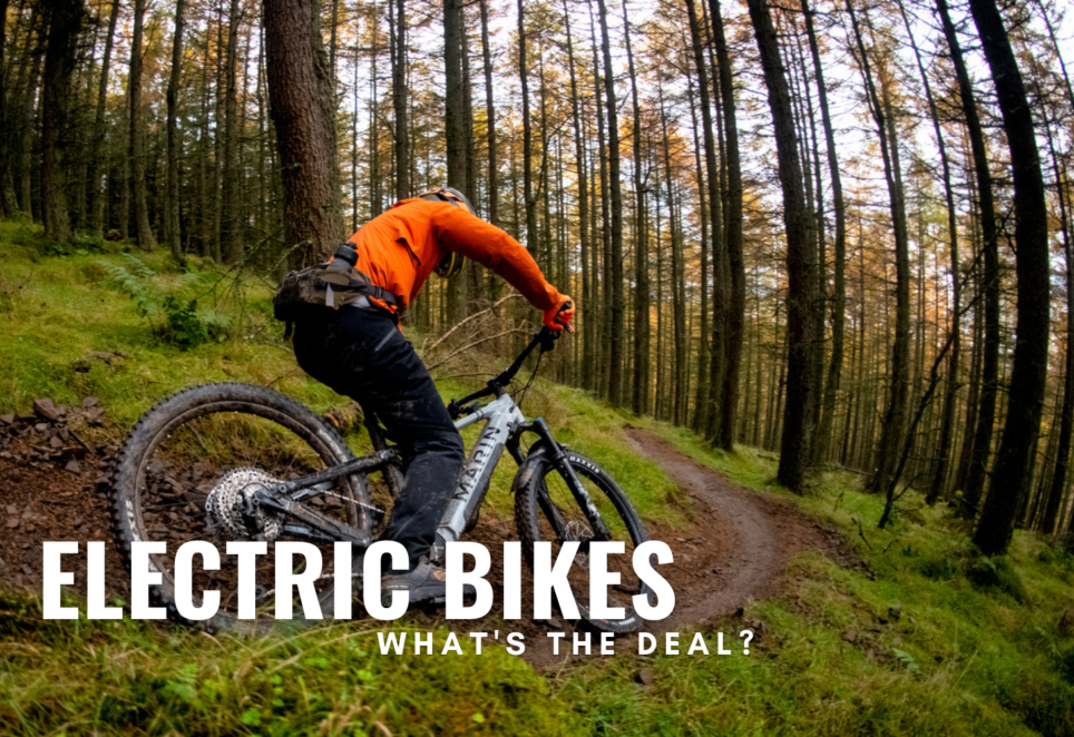 e bikes on trails