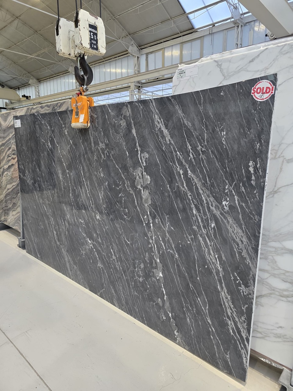 Lot 2325 — Bardiglio Marble Dual (Pol/Hon)