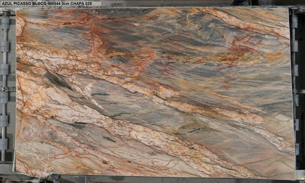 Lot 000544 — Blue Picasso Quartzite