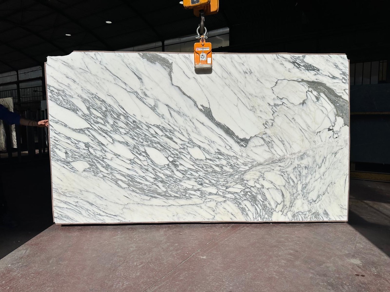 Lote SG14187 — Arabescato Tempesta Marble Honed