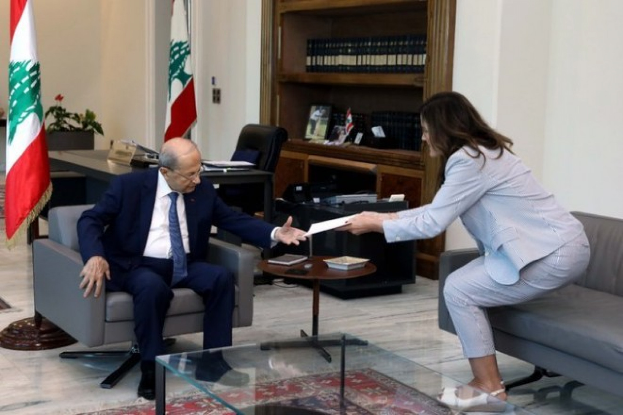 President Aoun receives the 'expected message' from the US ambassador to Lebanon!