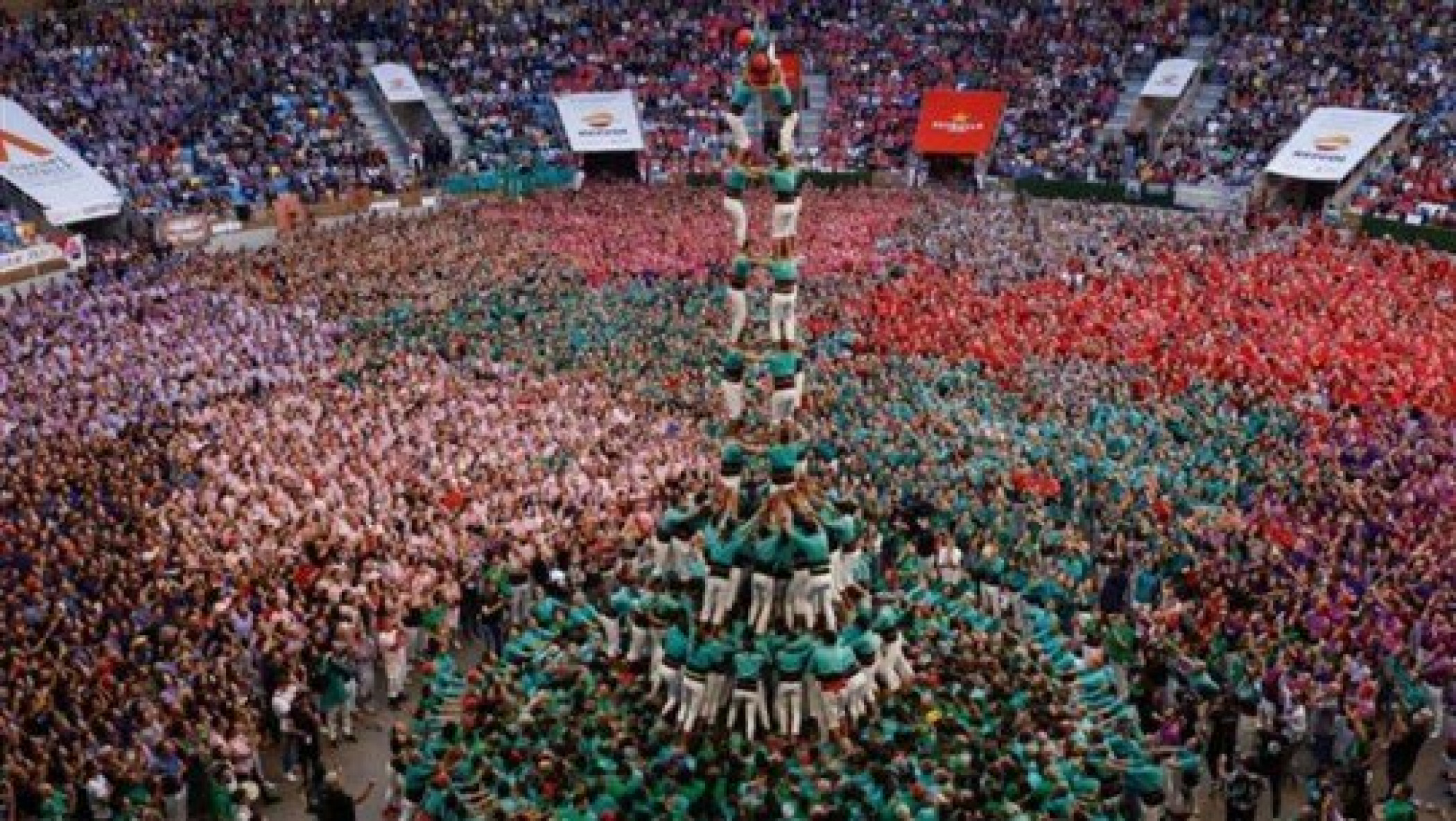 Catalans Compete to Build the Biggest Human Towers in Spain
