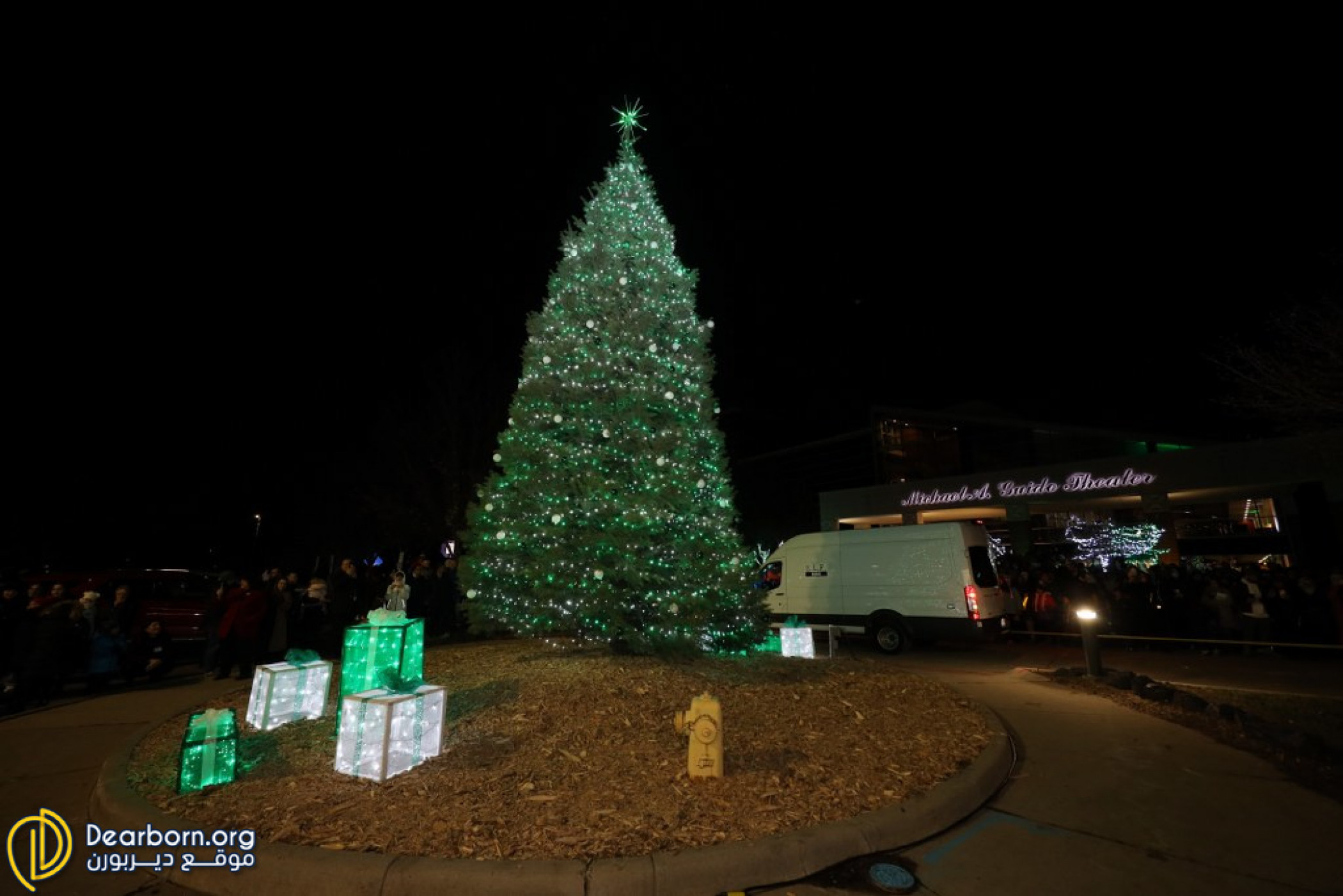 Photos&Video- From Christmas tree lighting ceremony in Dearborn