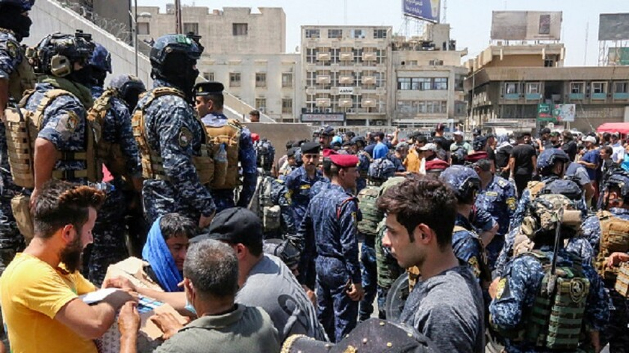 Iraqi Defense: The duty of the security forces to protect demonstrators and public and private property