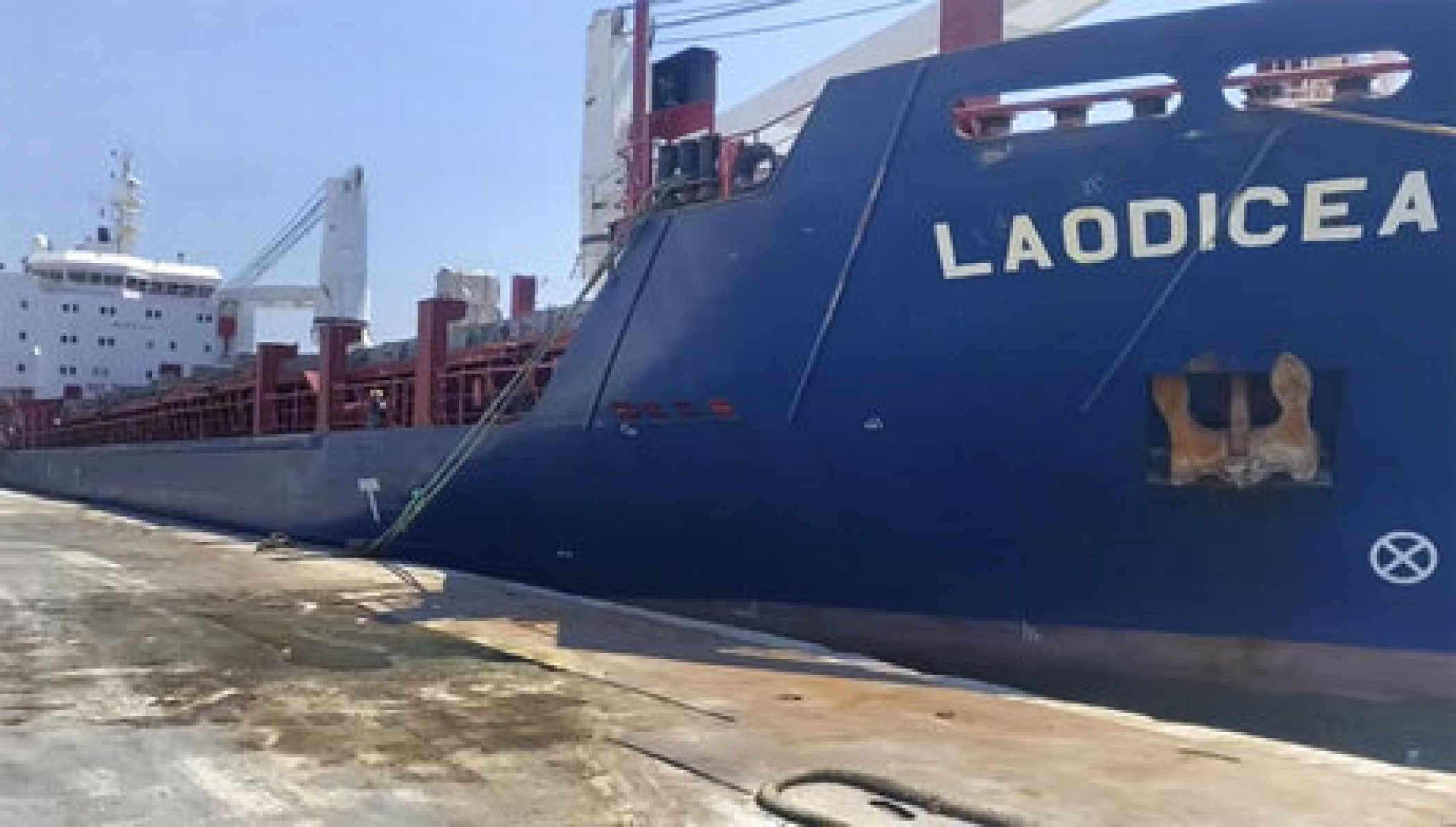 Ship Ukraine says is carrying stolen grain leaves Lebanon