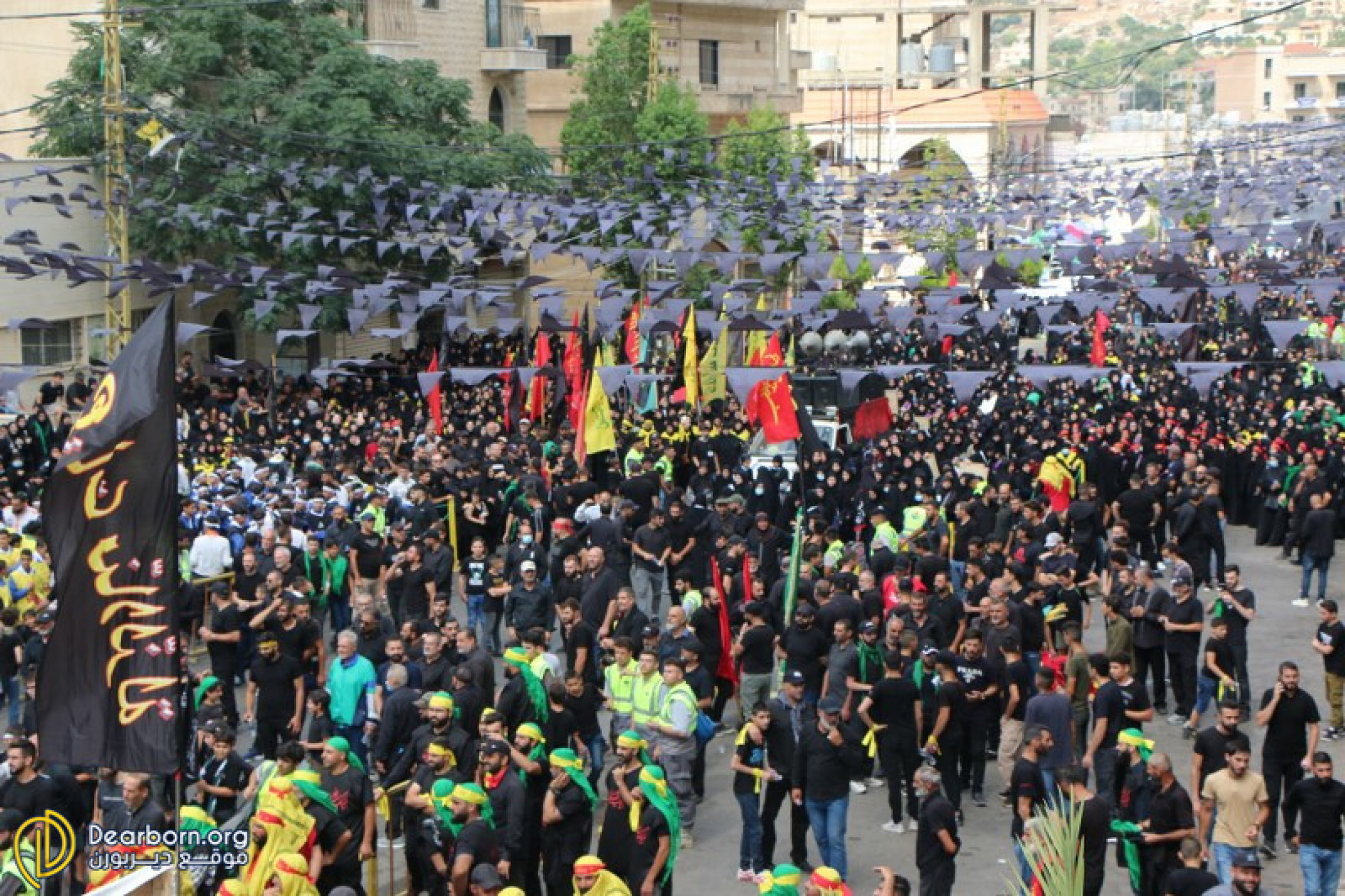 Photos & Video: From the Ashura procession in Bintjbeil South Lebanon