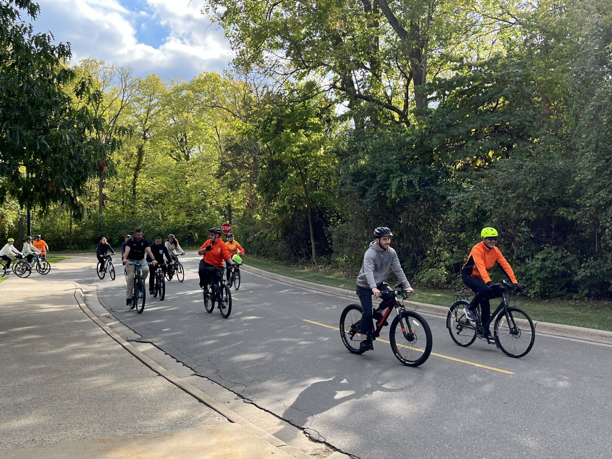 Photos: Bike ride through UM campus and the west Dearborn area