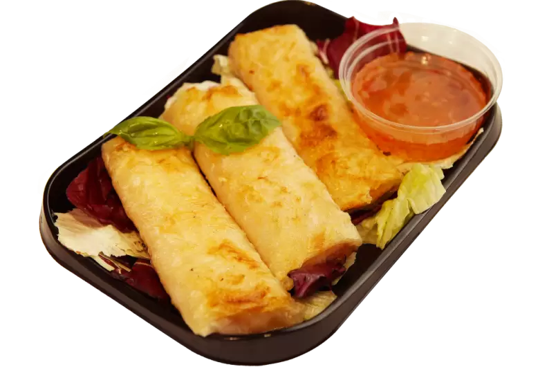 Spring Rolls з куркою та креветками