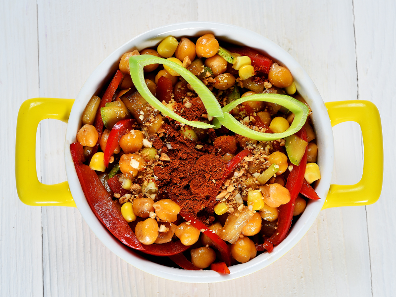 Нут в азіатському стилі