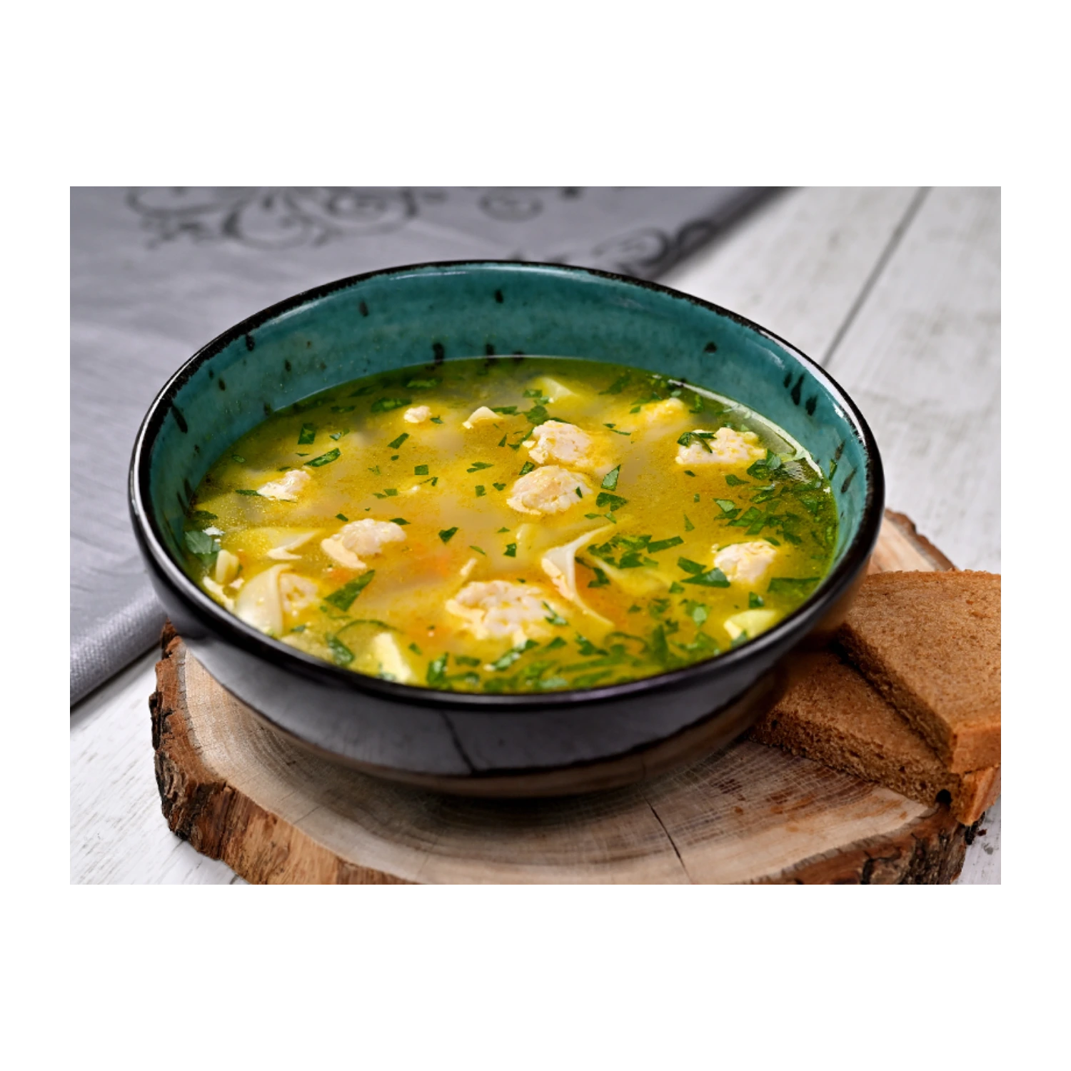 Овочевий суп с куркою