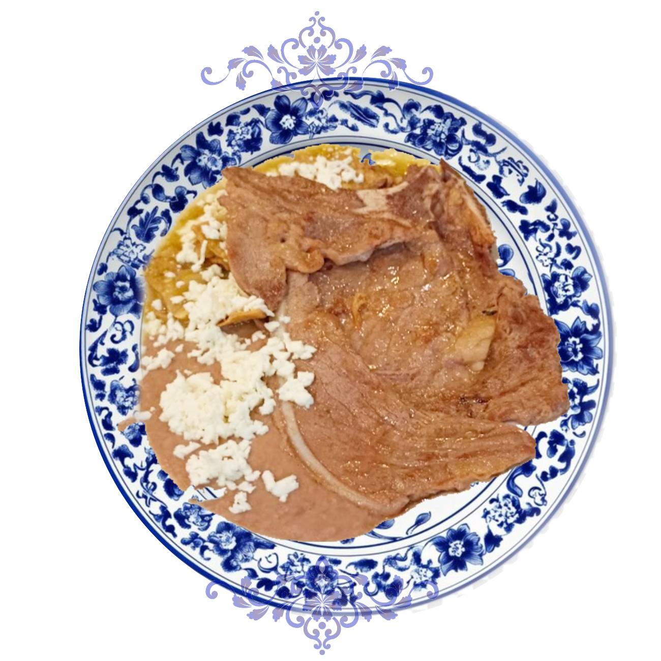 Costilla de Res con Chilaquiles