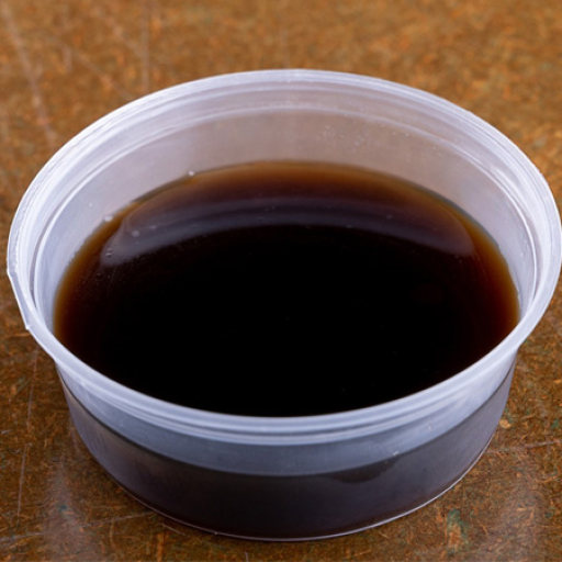 WASABI with soy sauce and balsamic vinegar