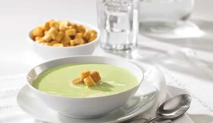 Crema de chícharo