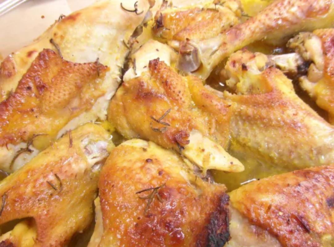 Pollo a la mostaza