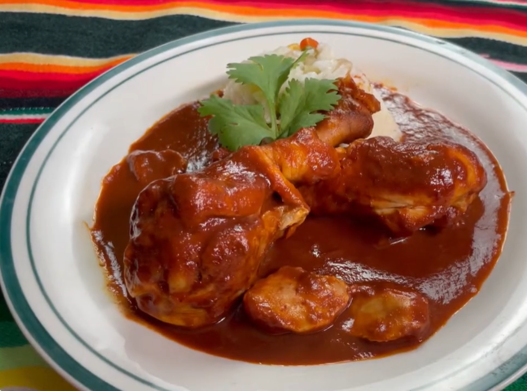 Pollo al chipotle (chileajo)