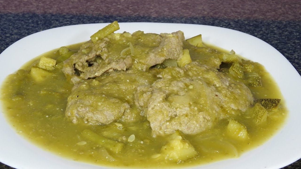 Bistec en salsa verde