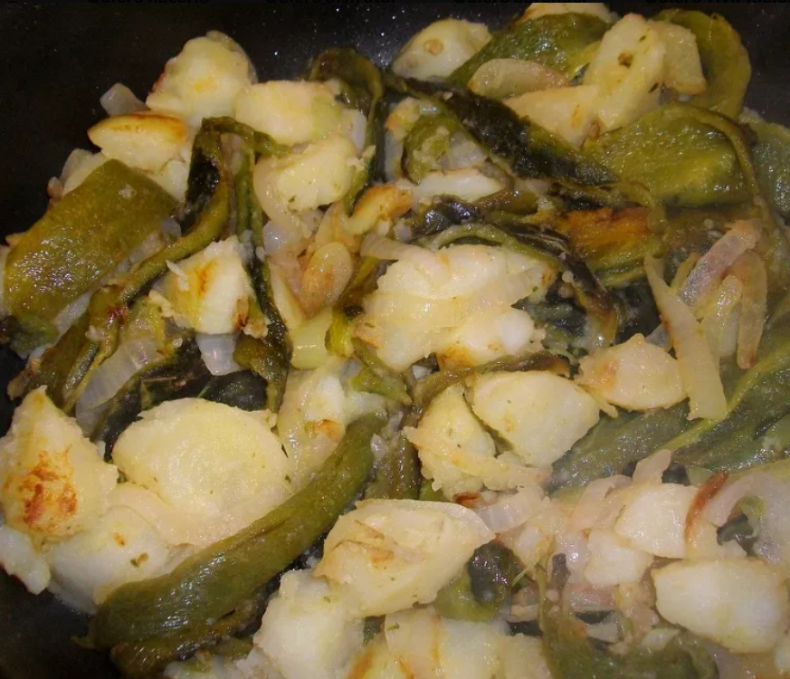 Papas con rajas