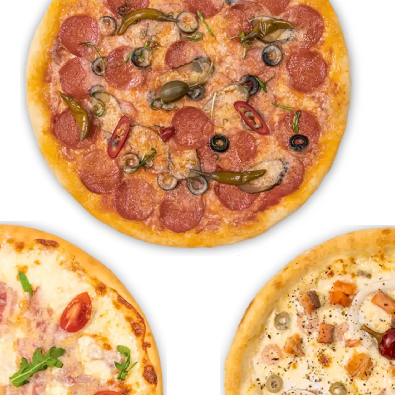 3 Pizzas Mix Combo