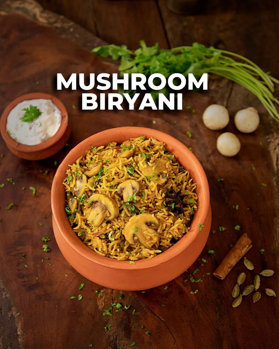 Mushroom Biryani