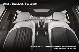 Enjoy Six-Seater comfort in the EV9 for friends, family, and their belongings.