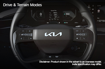 Tailor your driving experience with customizable Drive & Terrain Modes, perfect for any adventure.