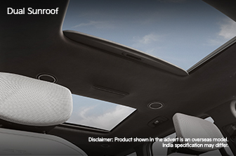 Embrace the open sky with the Kia EV9’s dual sunroof and enhance your connection with the world beyond.