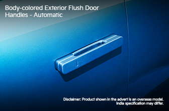 Enjoy seamless style with automatic flush door handles that enhance the EV9's sleek design.