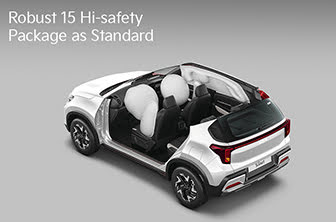 Robust 15 safety features across all variants; giving you dependable safety and calm sense of security.