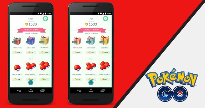 Pokemon Go Shop Items Box