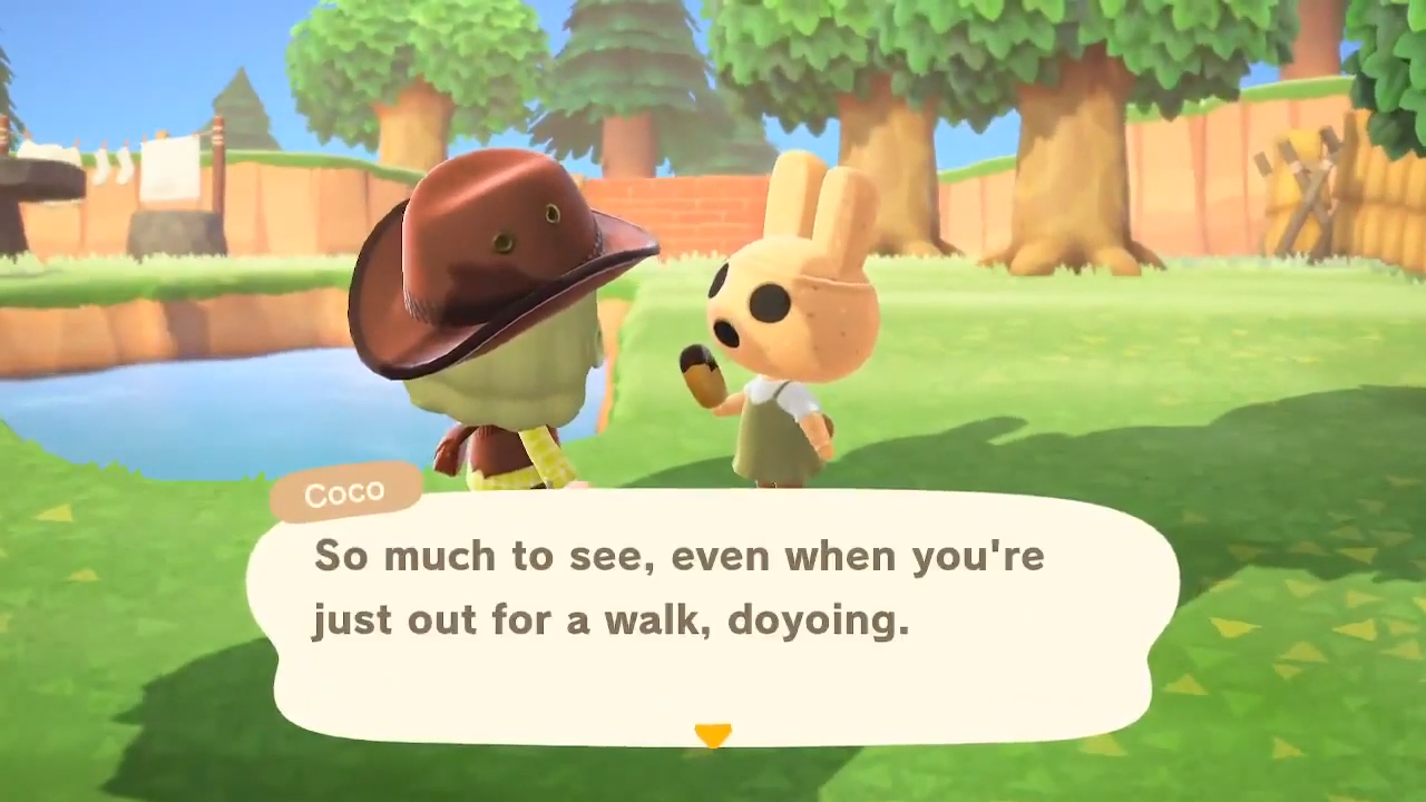 Animal Crossing: New Horizons' Coco is just a little bit weird.