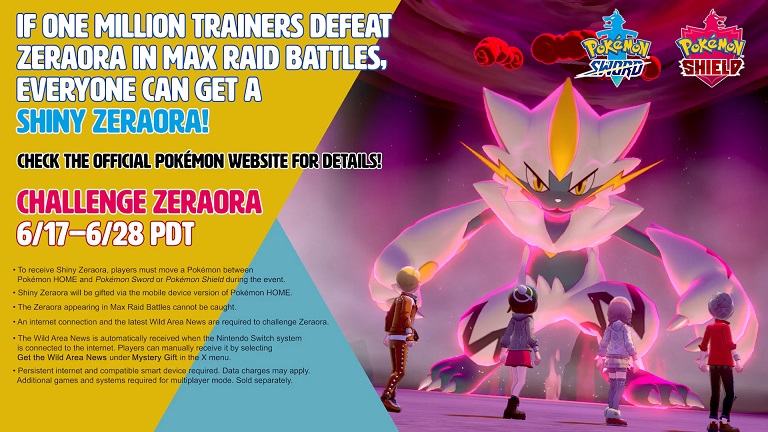 Pokemon Sword Shield Zeraora Bonus