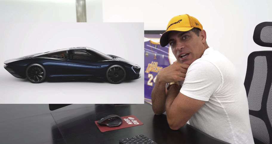 An image of Manny Khosbin showing a McClaren Speedtail
