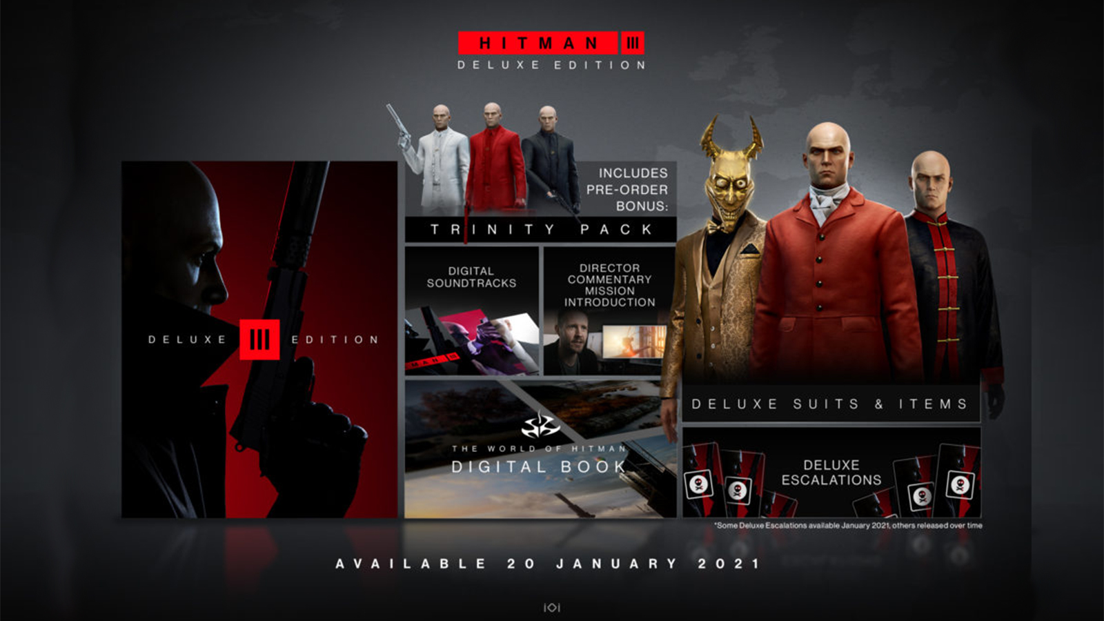 Hitman 3's Pre-order editions
