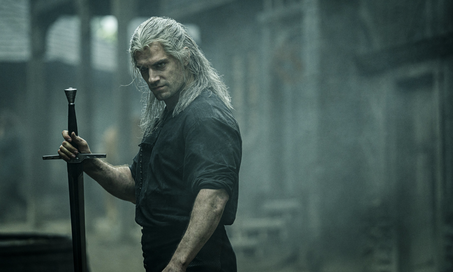Henry Cavill as The Witcher.