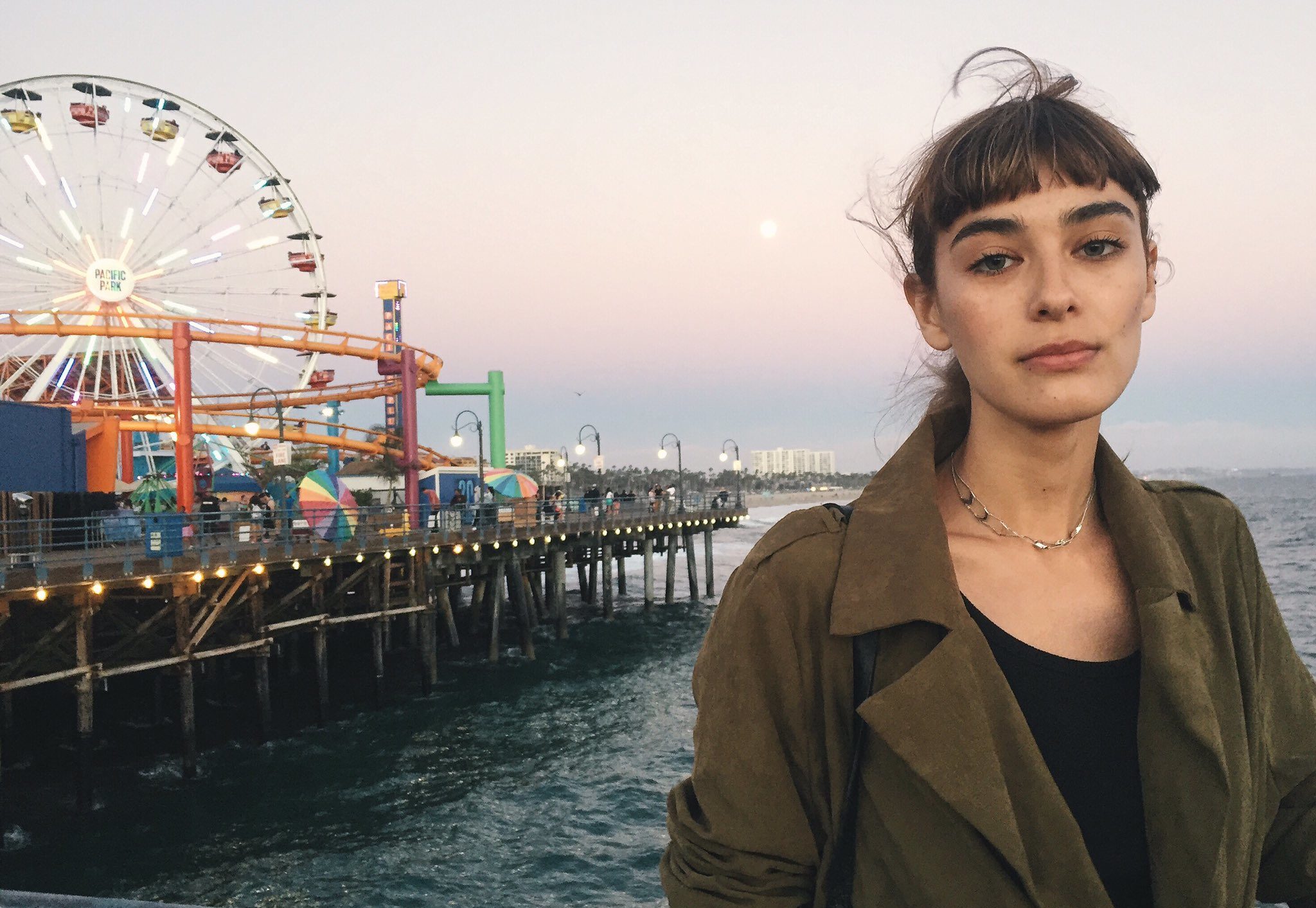 margaux brooke at santa monica pier